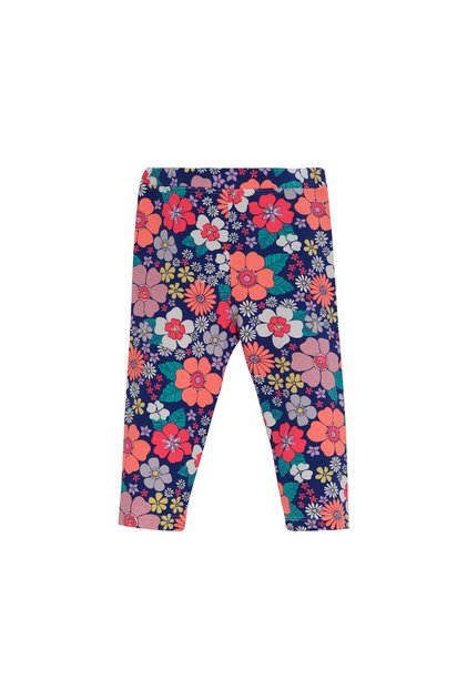 Neon Garden Girls' Patterned Knee-Length Leggings Capri