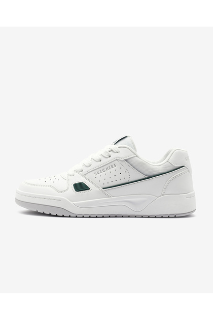 Skechers KOOPA - TİEBREAK LOW Erkek Beyaz Sneakers 183250 WGR