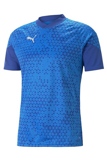 Puma Teamcup Training Jersey Erkek SporTişörtü 65798402 Mavi