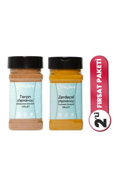 Tarçın Toz Ve Zerdeçal Toz 2'li Baharat Seti