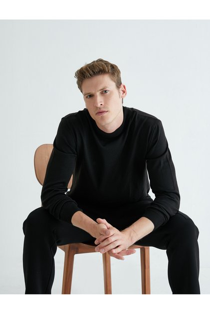 Basic Knitwear Sweater Half Turtleneck Long Sleeve