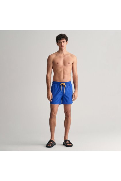 Erkek Mavi Regular Fit Deniz Şortu