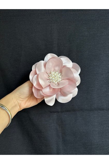 Elegant İğneli Yaka Çiçeği İNCİ TAŞLI Çiçek Broş Kumaş Yakagülü Ceket Elbise Şapka İçin Şık Aksesuar