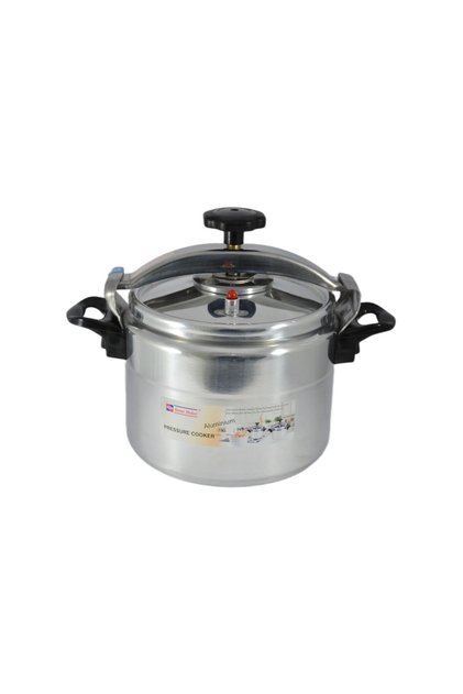 Aluminium Pressure Cooker 26cm - 10 Liter Capacity - Silver