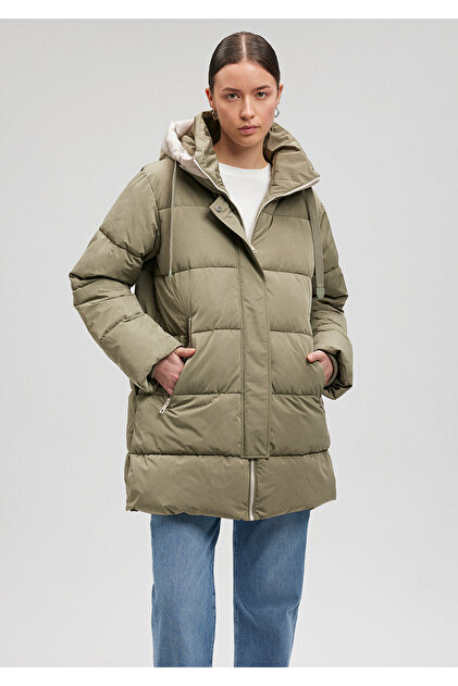 Mavi Kapüşonlu Haki Şişme Mont 1110150-71818 - Fiyatı, Yorumları