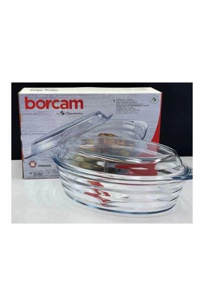 590003 Borcam Kapaklı Tencere 2900 cc 25.1x22 cm