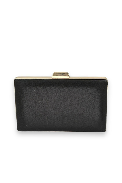 Black Imported Satin Glossy Women's Evening Clutch Bag for Weddings, Engagements, Graduations, Henna Ceremonies, and Proms