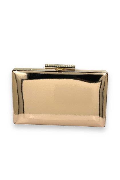 Rose Gold Mirror Patent Leather Evening Dress Bag Evening Bag Henna Wedding Engagement Prom Events