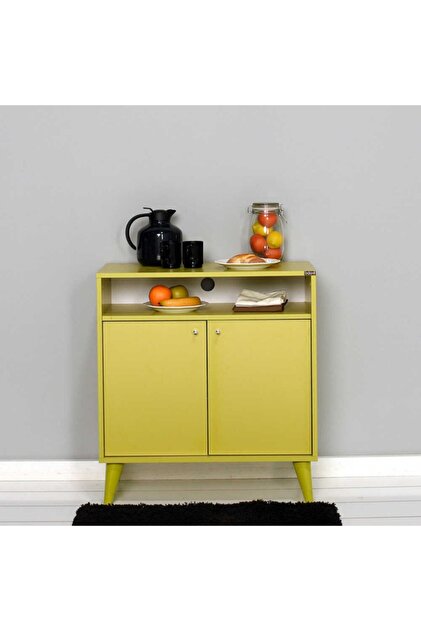 Adore Mobilya London Çok Amaçlı Dolap - Yeşil 73x79x42 Cm (GXYXD