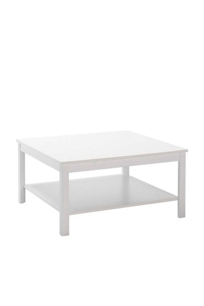 Rustik Kare Sehpa-mat Beyaz 80x40x80 Cm (gxyxd)