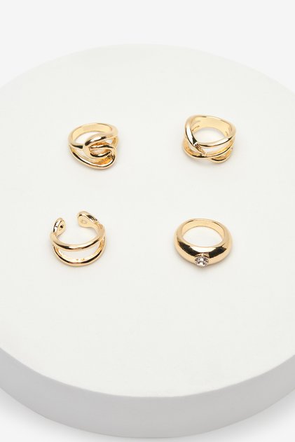 Destini Gold Color Ring Set