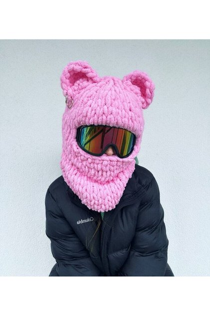 Mască pentru zăpadă Pălărie Puffy Beanie Ski & Snowboard Balaclava