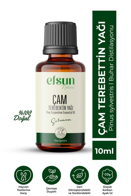 Çam Terebentin Uçucu Yağı %100 Doğal Saf 10 ml