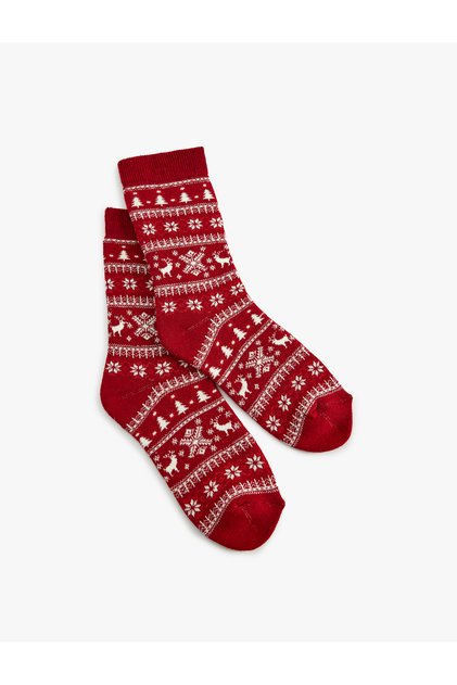 Cotton Socket Towel Christmas Themed Socks