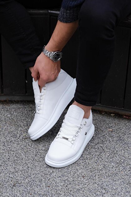 Casual White Color Men's Sneaker Shoes