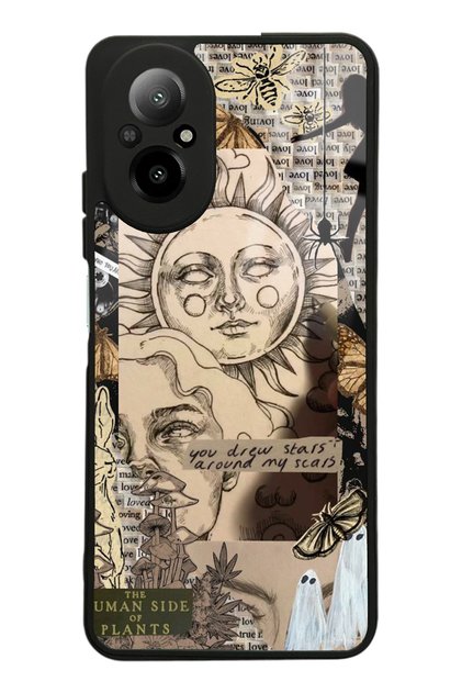 Oppo Realme 12 Lite Glossy Phone Case with Solar Goddess Design