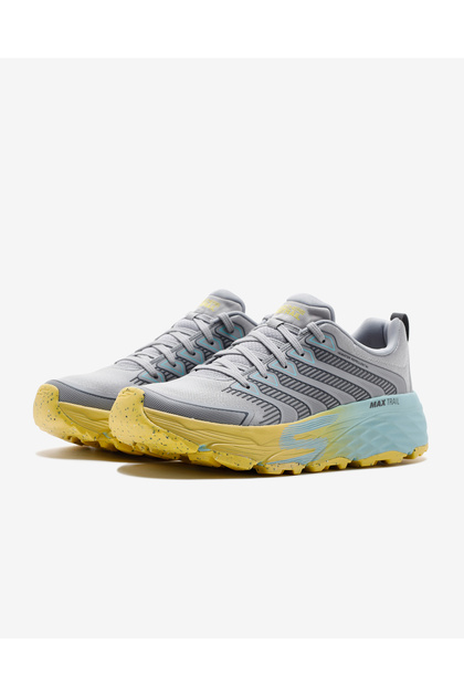 Skechers MAX CUSHİONİNG ELİTE TRAİL Kadın Gri Outdoor Koşu