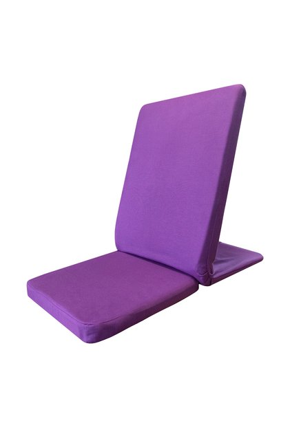 Purple Backjack Meditation Chair with Iron Back