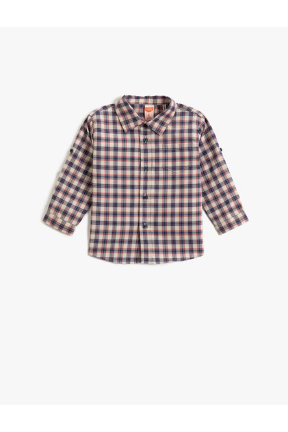 Long Sleeve Shirt with Single Pocket Detail