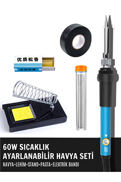 SolinpaTech St-60 Model Profesyonel 60w Isı Ayarlı Havya Lehim