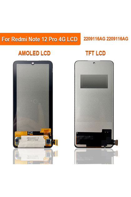 iYAiYO Schermo LCD Display Digitalizzatore Touch Screen Ricambio Compatibile con Redmi Note 12 PRO 4G incell con Marco Schermo Completo con Strumenti