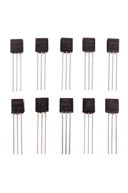 Kit 200 Transistor Assortiti 10 Valori BC327 BC337 BC547 Ecc. In Scatola - Fai Da Te Elettronica