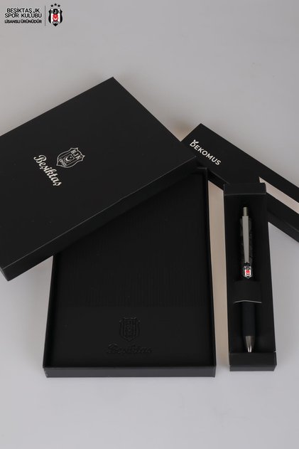 Licenssed Special Boxed Leather Agenda and Special Boxed Hybrid Ballpoint Pen Set