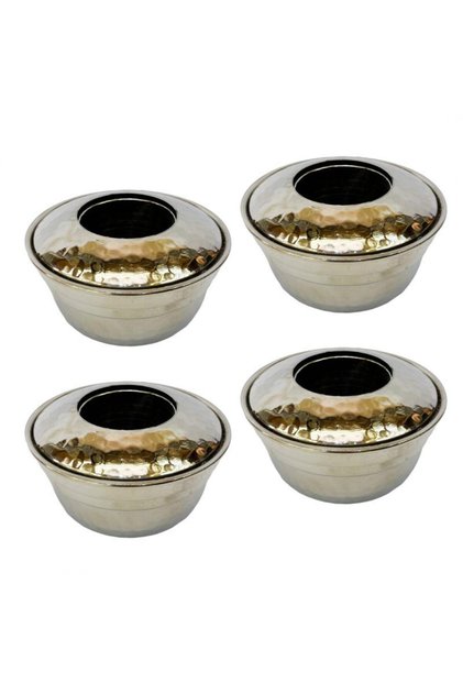 4 Pieces of Saki with Lid Copper Ehli Keyif