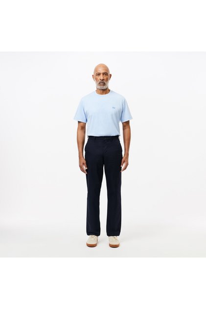 Erkek Straight Fit Chino Lacivert Pantolon