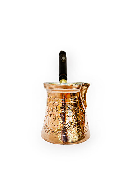 Pasha Embroidered 4-Person Copper Coffee Pot