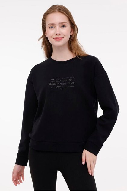 Wl Carla-B 16 4Pr, Black Sweatshirt