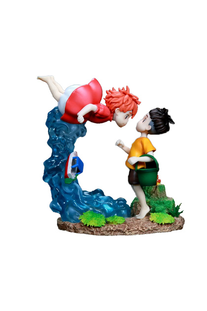 Figura Ponyo 15 Cm - Statuetta In PVC Da Collezione, Ispirata Al Film 'Ponyo Sulla Scogliera' Di Miyazaki, Regalo Per Fan