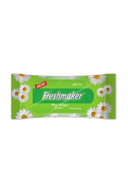 Islak Cep Mendil - Alkolsüz ve pH Dengelenmiş - Çiçeksi Kokular - 15 Adetlik 1 Paket