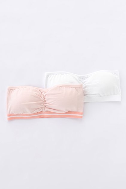 Multicolored Teen Line Coated 2-Piece Bustier
