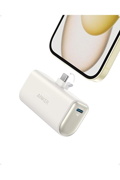 Anker Nano Powerbank (22.5W, Dahili USB-C Bağlantı Noktası