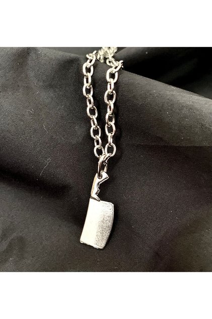 Master Chef Culinary Arts Knife Cleaver Necklace Men Women