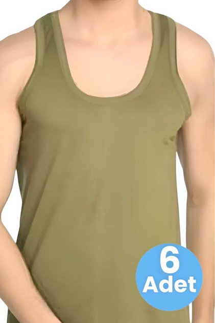 Men's Cotton 6-Piece Athlete Soldier Tank Top Soldier Laundry