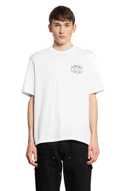 Amiri Arts District Loose Fit White T-Shirt- Trendyol