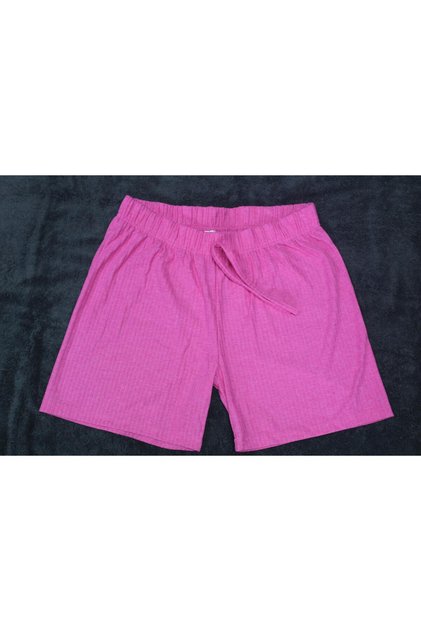 FLEUR WAIST ELASTIC SUS LACE WITH POUCH TRIL TRIL COMBED COTTON SHORTS