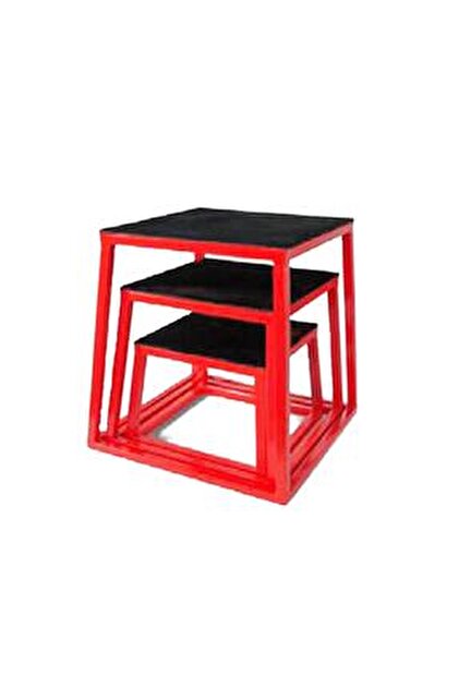Genel Markalar Plyometrik Metal Sehpa Zıplama Kutu Seti 30-45-60