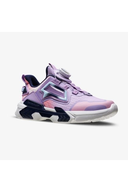 Maximus Phlon Light Sole (Easy-Fit) Adjustable Lace-Up Children's Sneakers Purple