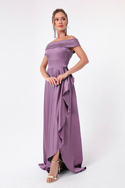 affordable white graduation dresses White High Low Prom Dresses,Simple Graduation Dress,PD00398, US26W / Dark Navy main image 1