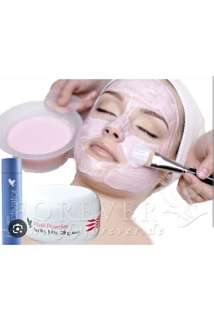Living Facial Mask Powder Activator Ikisi Bir Arada - 612 - 341