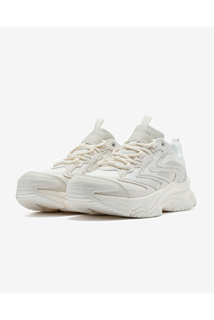 Skechers MOONHİKER - APOGEE BLOOM Kadın Beyaz Sneakers 177592 WHT