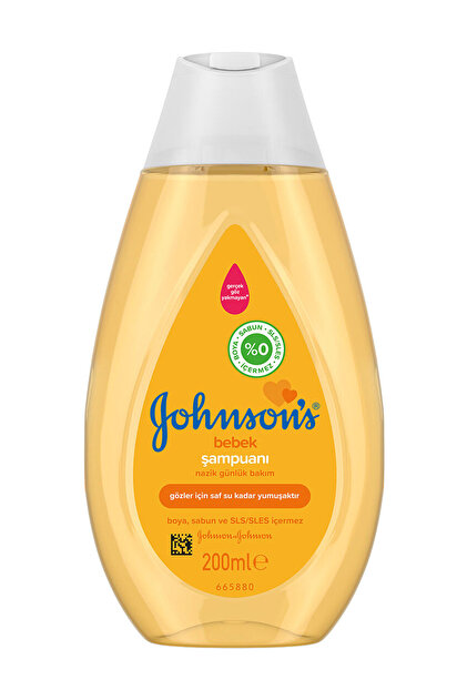 JOHNSONS BEBEK ŞAMPUANI NAZİK GÜNLÜK BAKIM 200ML