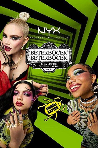 コスメいろいろ NYX Professional Makeup Beetlejuice Özel Koleksiyon Çift Uçlu
