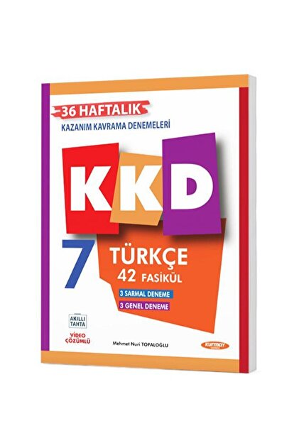 Kurmay Yayınevi 7. Sınıf Kkd Türkçe Kazanım Kavrama Denemeleri (42