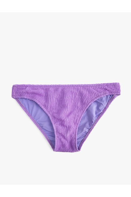 Bikini Bottom Textured Normal Waist