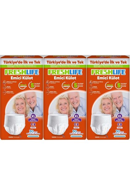 Absorbent Panties Adult Diapers XL Extra Large 90 Pieces (3Pk*30)