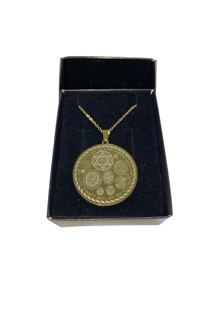 Sealed Round Stainless Steel Necklace